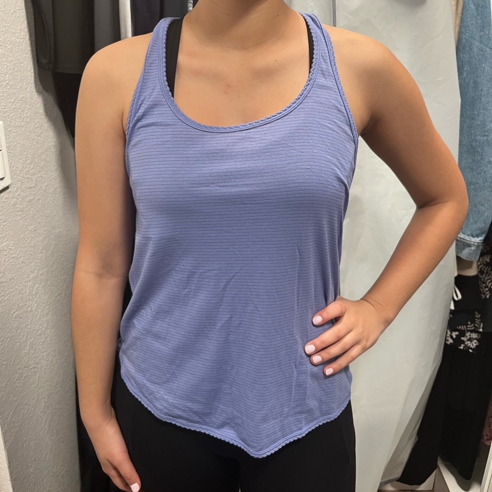 Lululemon Women's Blue Tank Top